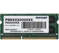 Patriot Signature, SODIMM, DDR3L, 4 GB, 1600 MHz, CL11 (PSD34G1600L2S)