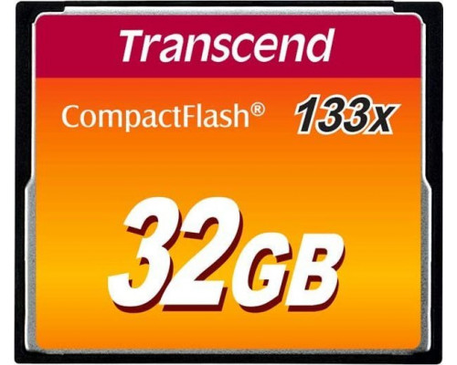 SD  Transcend 133x Compact Flash 32 GB  (TS32GCF133)