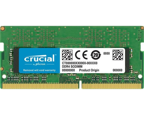 Crucial SODIMM, DDR4, 4 GB, 2666 MHz, CL19 (CT4G4SFS8266)