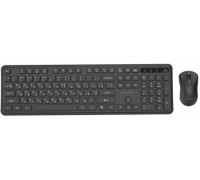 Gembird Slim Pro Business Bezprzewodowy na biurko Black Układ RU (KBS-WPS-01-CYRL)