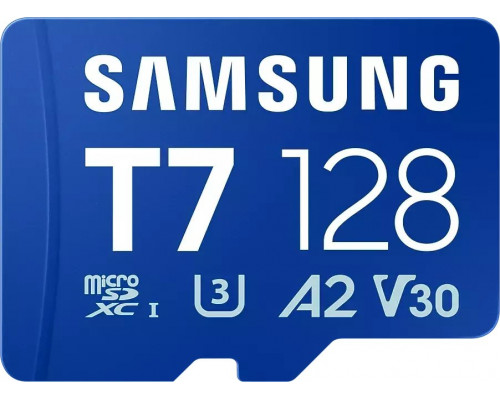 SD  Samsung T7 MicroSDXC 128 GB Class 10 UHS-I/U3 A2 V30 (MB-MB128T/WW)
