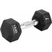 HMS ‎‎Hantel Hex Pro rubberized 1 x 7 kg