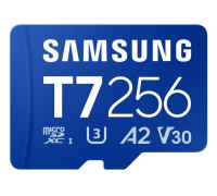 SD  Samsung T7 MicroSDXC 256 GB Class 10 UHS-I/U3 A2 V30 (MB-MB256T/WW)
