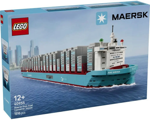 LEGO Exclusive Kontenerowiec z Napędem Dual-Fuel Maersk (40955)