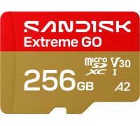 SD  SanDisk Extreme GO MicroSDXC 256 GB Class 10 UHS-I/U3 A2 V30 (SDSQXGN-256G-GN6MN)