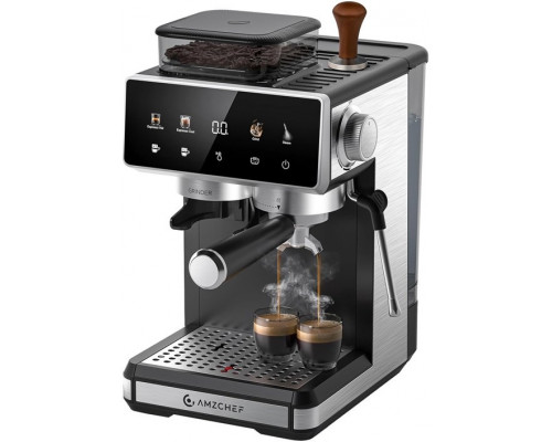 Amzchef Up to kawy kolbowy (Silver) (CE-CM5560-SV)