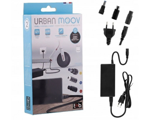 TnB Zasilacz Ładowarka Do Hulajnogi 42v 2a 84w Urban Moov Xiaomi 3 Końcówki / Umcharger1