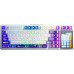 Aula AULA klawiatura gasket L99 Semi transparent Purple+White Carmel Latte Switch RGB