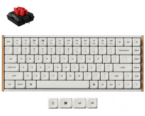 Keychron K3 Ultra 8K Keychron Milk POM Switch Red (4894979056207)