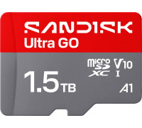 SD  SanDisk Ultra GO MicroSDXC 1.5 TB Class 10 UHS-I/U1 A1 V10 (SDSQUGN-1T50-GN6MN)