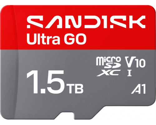 SD  SanDisk Ultra GO MicroSDXC 1.5 TB Class 10 UHS-I/U1 A1 V10 (SDSQUGN-1T50-GN6MN)