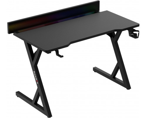 Gaming galds Huzaro Hero 2.4 RGB Black 120 cmx67 cm