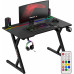 Gaming galds Huzaro Hero 2.4 RGB Black 120 cmx67 cm
