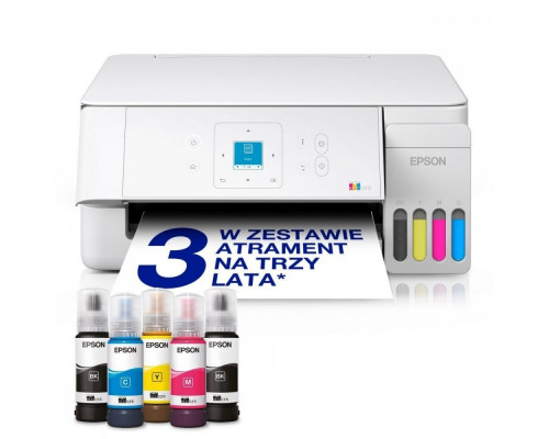MFP Epson Urzšdzenie wielofunkcyjne MFP ITS EcoTank* L3366 color/A4/33ppm/WLAN (D)/LCD3.7cm/White (C11CL63411)
