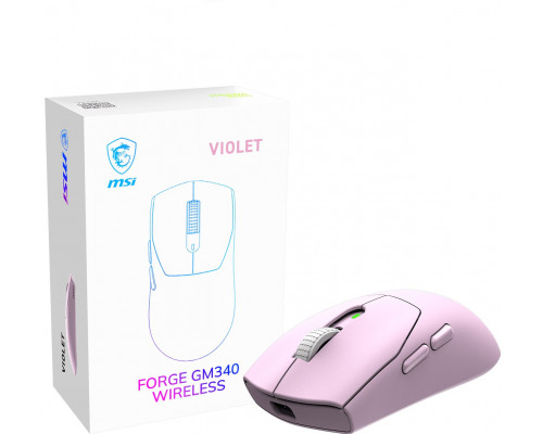 MSI Forge GM340 Wireless Fioletowa (FORGE GM340 W VIOLET)