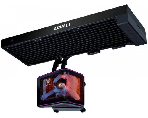 Lian Li HydroShift II OLED Curved 360 Fanless AiO-chłodzenie wodne, 360 mm, OLED-Display - Black (G89.GHS2OLDC36NB.00)