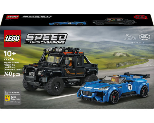 LEGO Speed champions Jaguar Project 7 i Land Rover Defender (77264)