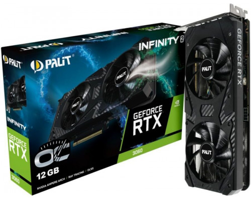 XpertVision Palit RTX3060 Infinity 2 OC 12GB GDDR6 HDMI 3xDP (NE63060U19K9-PG190L)