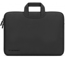 Wozinsky Na laptop WNT-15B 15.6" z chowaną rączką neoprenowa - black (5907769388507)