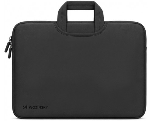 Wozinsky Na laptop WNT-15B 15.6" z chowaną rączką neoprenowa - black (5907769388507)