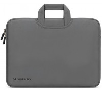 Wozinsky Na laptop WNT-15G 15.6" z chowaną rączką neoprenowa - gray (5907769388514)