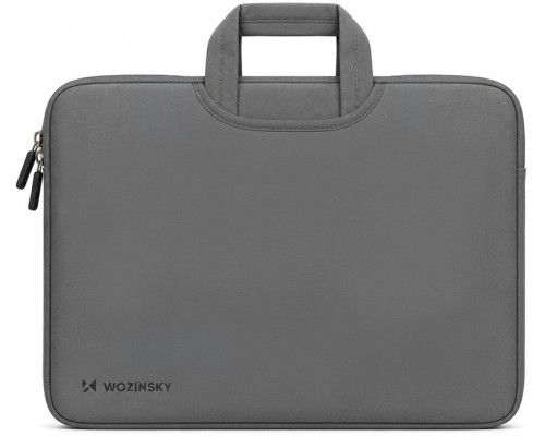Wozinsky Na laptop WNT-15G 15.6" z chowaną rączką neoprenowa - gray (5907769388514)