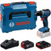 Bosch Akum. Wkr. GSR18V-52 2.0Ah+4.0Ah L-BOXX (06019S0024)