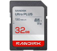 SD  SanDisk Ultra Plus SDHC 32 GB UHS-I V10 (SDSDUB3-032G-GN6IN)