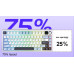 Aula F75 MAX Glacier Blue (AULA-F75-MAX-GLB-LR)