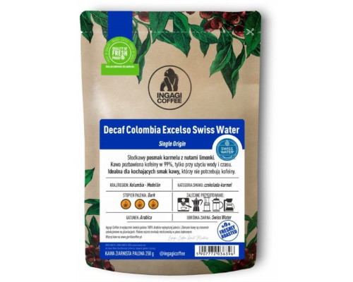 Ingagi Decaf Colombia Excelso Swiss Water 1 kg