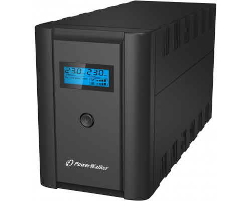 UPS PowerWalker Power UPS VI 1200 SHL IEC UK Technologia line-interactive 1,2 kVA 600 W 6 x gniazdo sieciowe (10121012)