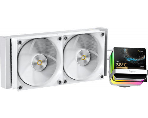 Ocypus Sigma L24 PRO procesor Chłodnica cieczy all-in-one 12 cm White 1 szt. (SIGMA-L24-WH2ANWL00P-GL)