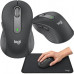 Logitech Signature M650 Wireless Mouse With Mousepad graphite (910-007924)