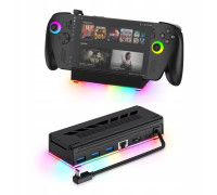 JYS Station forkująca for Steam Deck OLED / Asus ROG Ally X HDMI 4K 100W RGB (JYS-X161-V2)