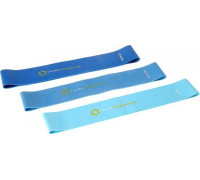 HMS Mini Band GU04 Pro II Set dažādu pretestības līmeņu komplekts daudzkrāsains 3 gab.