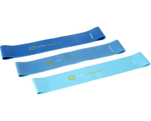 HMS Mini Band GU04 Pro II Set dažādu pretestības līmeņu komplekts daudzkrāsains 3 gab.