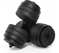 Abarqs dumbbells HC-40 bituminous 2 x 20 kg