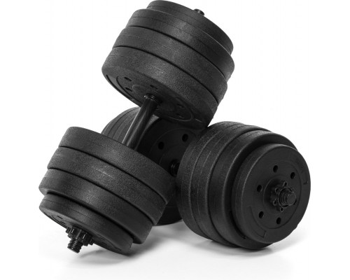 Abarqs dumbbells HC-40 bituminous 2 x 20 kg