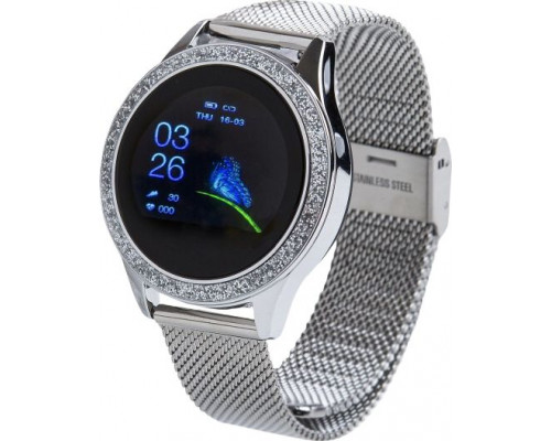 Smartwatch Oromed Oro Smart Crystal Silver  (ORO-SMART CRYSTAL SILVER)