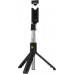 Selfie nūjiņa Pašportreta nūjiņa Tripods K07 statīvs ar bluetooth pulti / bezvadu turētājs nūja attēliem black () - 5903396033605