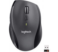 Logitech bezprzewodowa Logitech M705 Marathon, połączenie 2,4 GHz przez odbiornik USB Unifying, czujnik laserowy 1000 DPI, 3-letnia żywotność baterii, 7 przycisków, PC / Mac - czarny