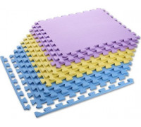 One Fitness Aizsargsegums MP10 180 cm x 180 cm x 1 cm daudzkrāsains