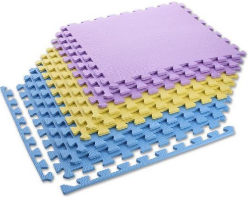 One Fitness Aizsargsegums MP10 180 cm x 180 cm x 1 cm daudzkrāsains