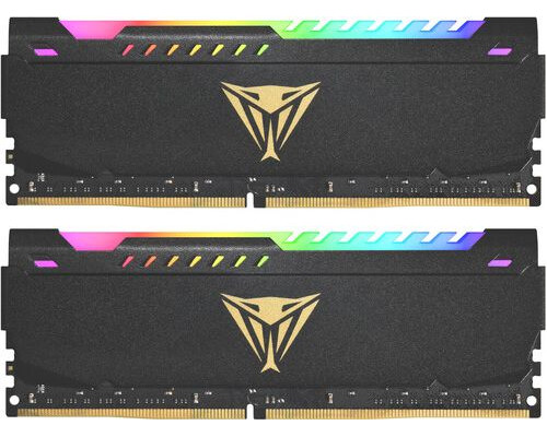 Patriot Viper Steel RGB, DDR4, 16 GB, 3200MHz, CL18 (PVSR416G320C8K)