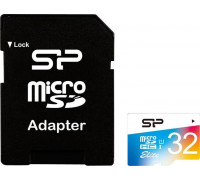 SD  Silicon Power Colorful Elite MicroSDHC 32 GB Class 10 UHS-I  (SP032GBSTHBU1V20SP)