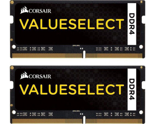 Corsair Value Select, SODIMM, DDR4, 16 GB, 2133 MHz, CL15 (CMSO16GX4M2A2133C15)