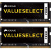 Corsair Value Select, SODIMM, DDR4, 16 GB, 2133 MHz, CL15 (CMSO16GX4M2A2133C15)