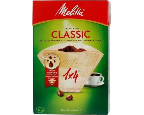 Melitta Coffee filters Classic r. 1x4 80pcs.
