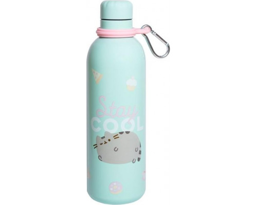 Pusheen bottle isolated Miętowy