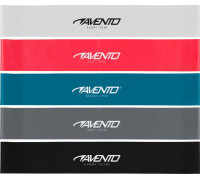 Avento Mini Band dažādu pretestības līmeņu komplekts daudzkrāsains 5 gab.